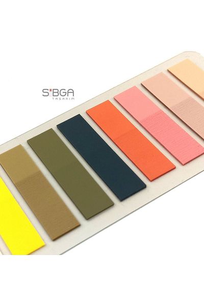 sibga tasarım Transparent Colored Postit Post-it Post ItBookmark Bookmark Postit Sticker Note Paper 200 Sheets