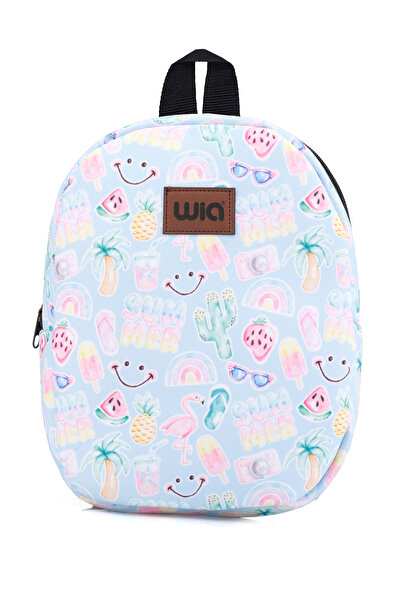 Wia Eğlenceli Baskı Tek Bölmeli Kreş Çanta
