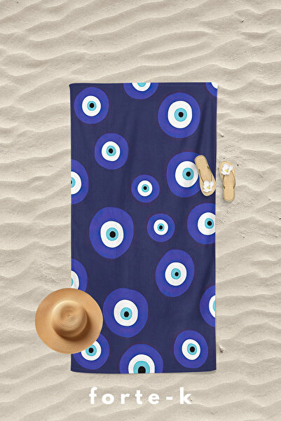 Fortek Home منشفة شاطئ كبيرة مقاس 75x150 سم