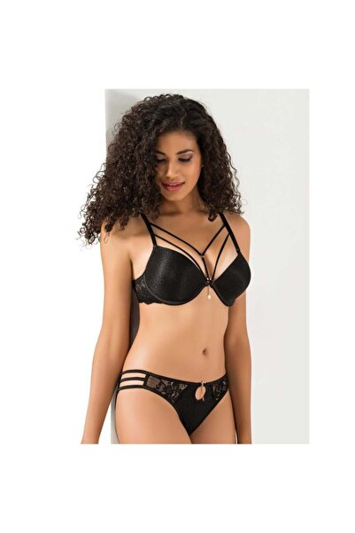 Le Jardin Kadın Siyah Sütyen Takım