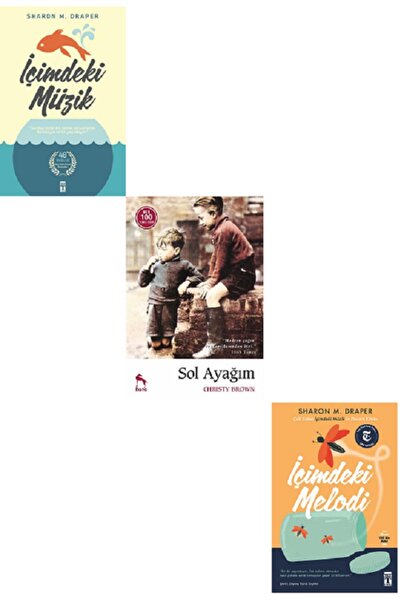 Timaş Çocuk Çok Okunan Kitaplar. 3'lü Set. İçimdeki Müzik-Sol Ayağım-İçimdeki...