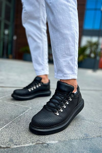 Joy Man Pantofi ortopedici Favo J021 pentru bărbați - piele casual, negru CST