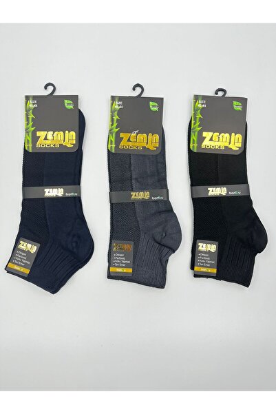 B Beşiroğlu Since 1980 3lü Erkek Bambu Dikişsiz Kısa Patik Spor Çorap Parfüml...