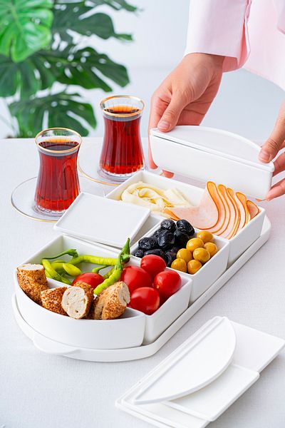 ACAR Bianco Perla 6 - Oval Design for Breakfast