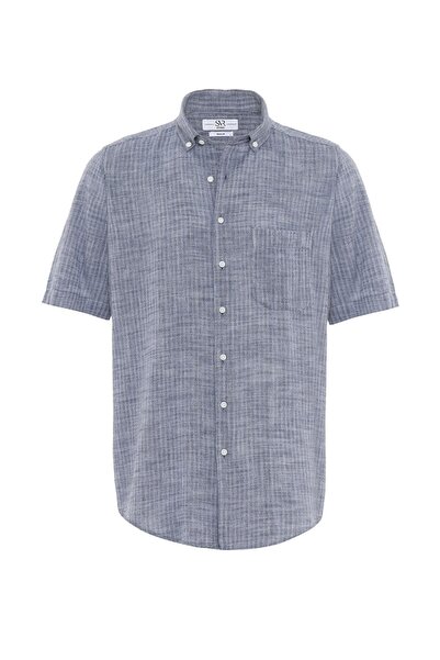 SÜVARİ Сорочка з короткими рукавами та візерунком, стандартного крою, з кишенями