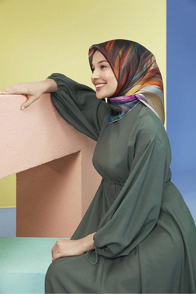 Armine Nostalgia Series Sura Silk Scarf 8508ds-31