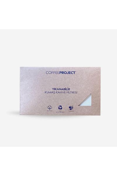 Coffee Project Fabric Coffee Filter |   Eco-Friendly Natural Cloth 1X4