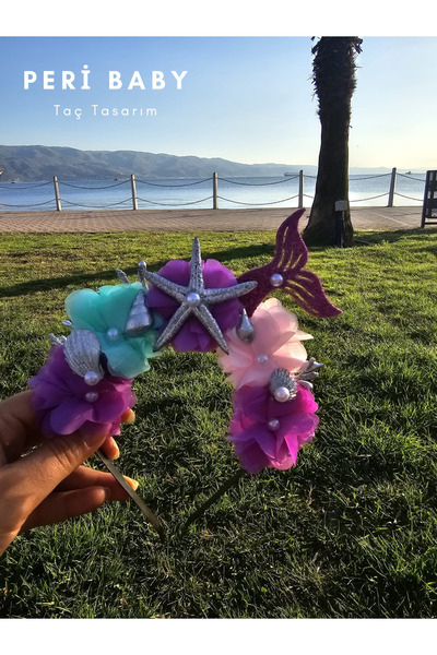 Peri Baby Deniz Kızı Taç Özel Tasarım