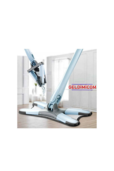 GELDİMİCOM X Mop Kendinde Sıkmalı 1 Adet Yedek Bezli Xmop Pratik Paspas Yer Duvar Sil