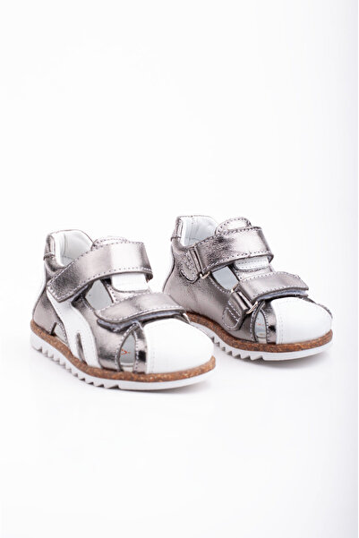 Süperland Genuine Leather Orthopedic First Step Sandals for Baby Girl