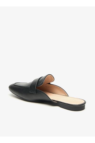 Celeste Women's Logo Embellished Square Toe Mules