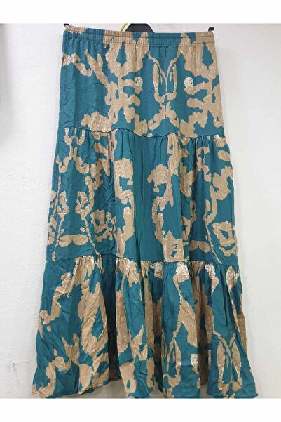 sercan konfeksiyon Women's 3-Layer Wide Cut with Rubbered Viscose Skirts