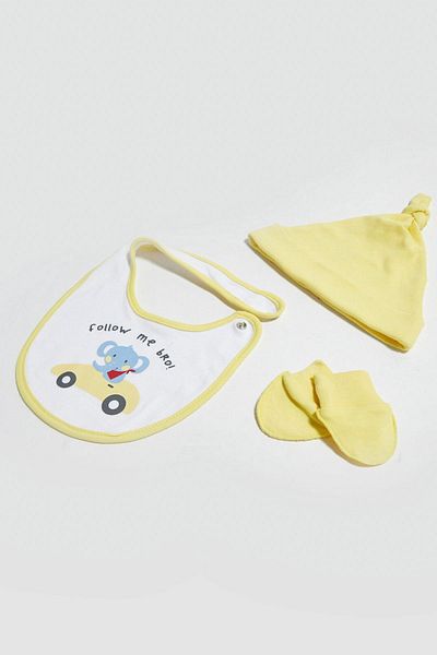 LC Waikiki White Optical Ffb Set for Baby Boy - Top and Bottom Set