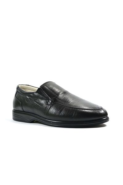 Dr.Comfort Dr. Pantofi casual pentru bărbați, ortopedici, din piele, neagră, Comfort 7502