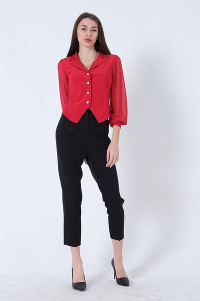 Feminist High Waist Trousers Black03030062