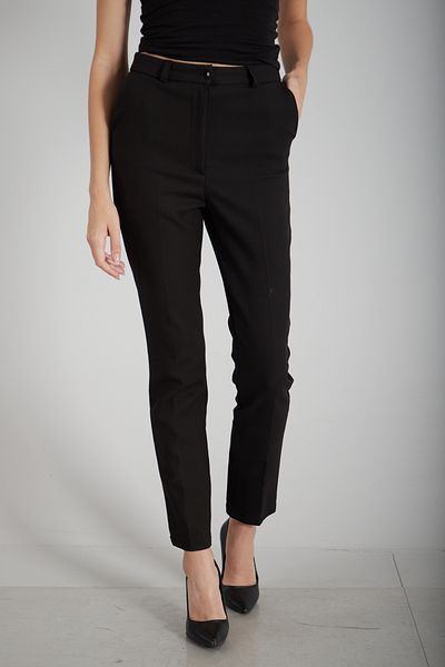 Feminist High Waist Black Pencil Pants -0303989