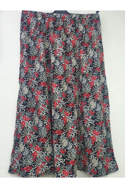 sercan konfeksiyon Women's Fish Model Viskose Fabric Skirt
