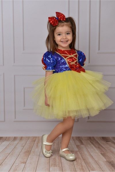 Delfini kids Aniversare Albă ca Zăpada, rochie fetiță tutu