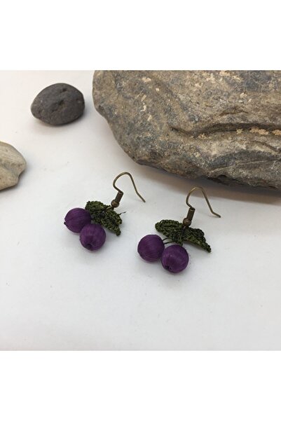 Porsuk Alternatif El Yapımı Oya Küpe