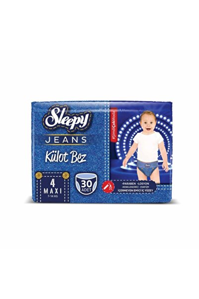 Sleepy Jeans Külot Bez 4 Beden Maxi 30 Adet