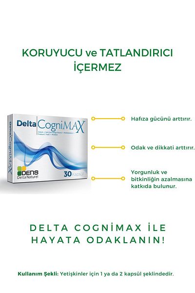 Dens Delta Naturel Delta Cognimax 30 Capsules