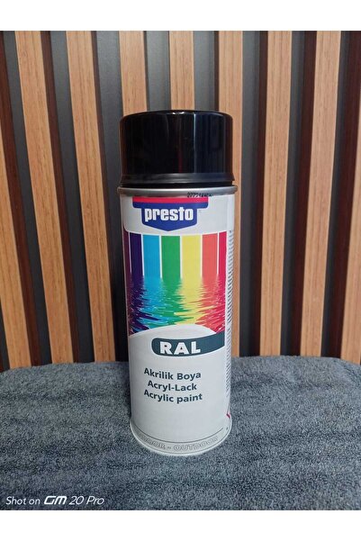Presto Parlak Siyah Sprey Boya (ALMAN MARKASI)
