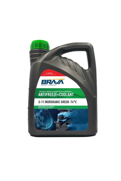 BRAVA RIGHT CHOICE G-11 Inorganic Green Antifreeze -74°C 3 KG