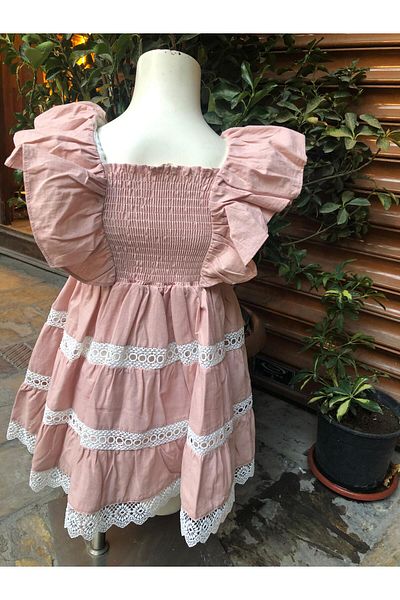 Serkon Kids Rochie de in pentru fetiță