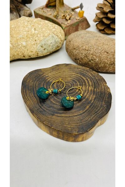 Porsuk Alternatif El Yapımı Etnik Coconat Kadın Küpe