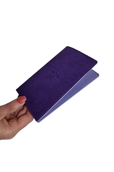 Smyrna Acar Mira Thermo Leather Double Color Passport Holder Passport Case Travel Wallet
