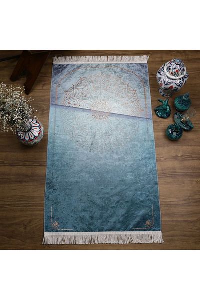 Asyabayrak Covor de rugăciune Blue Teal