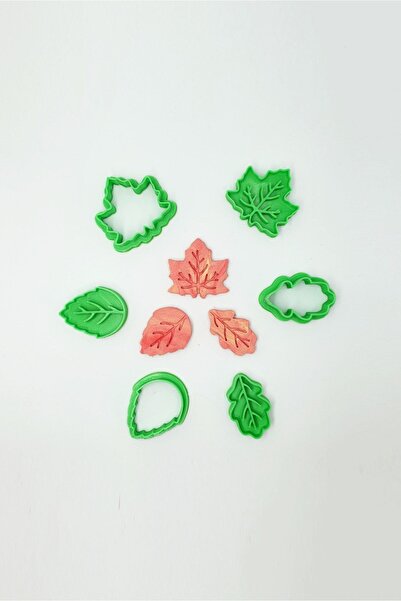 WE3D طقم صلصال سيراميك بوليمر كلاي بتلات الخريف - 3 سم