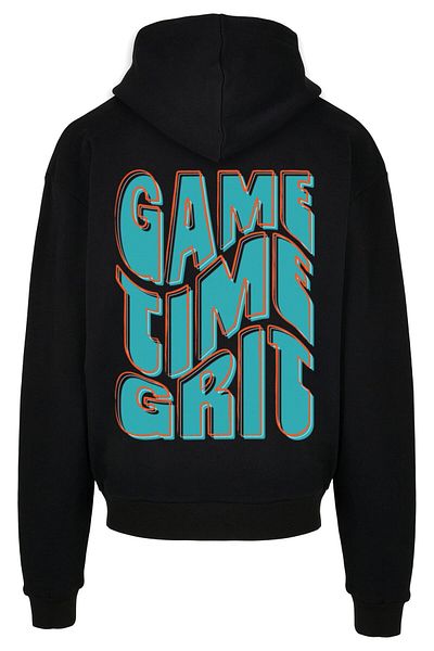 Merchcode Game Time Grit Kapuzenpulli in Übergröße