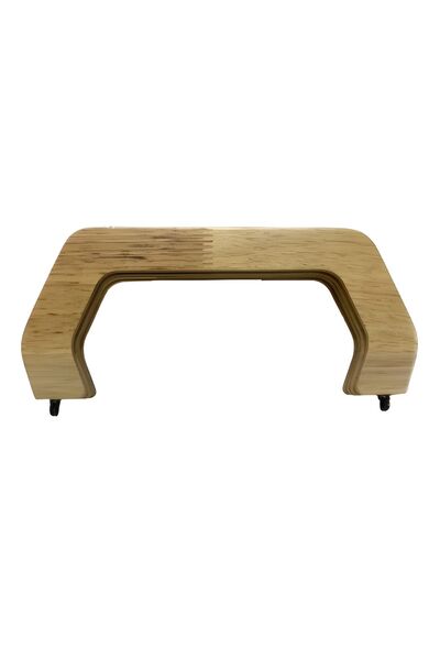 EleganTShoP Bambu Ahşap Çanta Bursu 20 Cm Mb17