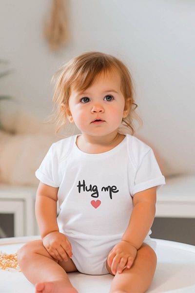 Lilabio 100% Cotton Short Sleeve Baby Bodysuit