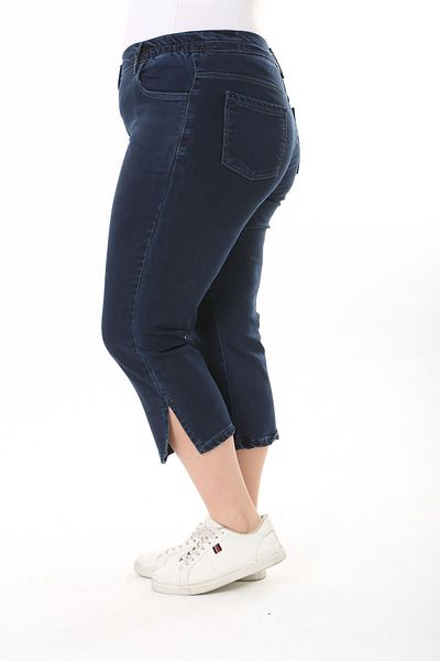 EYLÜL BUTİK Women's Elastic Waist Capri