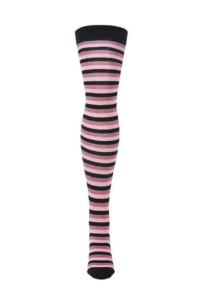 Design Socks Cotton Over-The-Knee Women's Socks - Thin Circles and Patterns