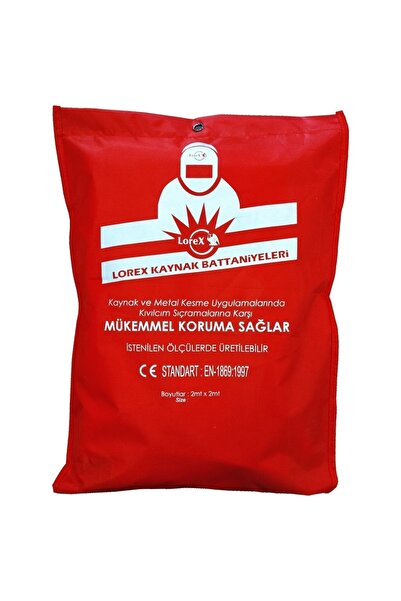 LOREX Lr-2020wb 2mt X 2mt Kaynak Battaniyesi - Kaynakçı Örtüsü