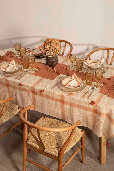 Myhome Country Karierte Tischdecke