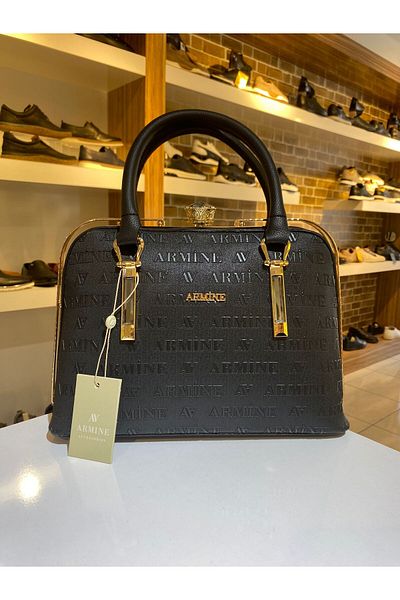 Armine ARMINE Black Laser Printed Stylish Hand and Shoulder Bag - Quality and Convenient