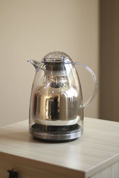 Depa 1 Lt Isı Yalıtımlı Çay Ve Soğuk Su Termosu Şeffaf (12 SAAT SICAK TUTAR& ...