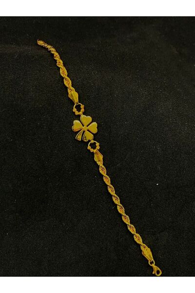 kuyumcu nurettin Halat Yonca Bileklik 22 Ayar Altın