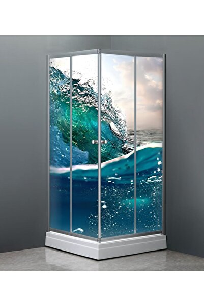 Özbey Reklam Banyo Duşakabin Kaplama Folyo Sticker Ord-167 ( Ölçüsü 160x170 4...