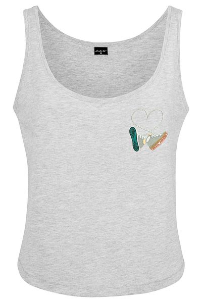 Mister Tee Damen Ladies Kicks Love EMB Tank