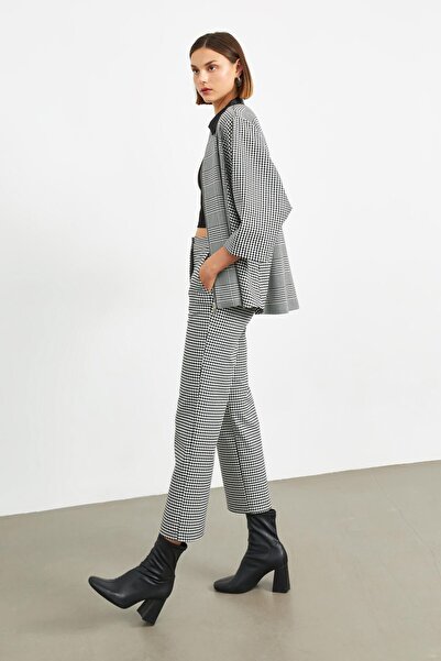 STELLA PULVIS Siyah Kaz Ayağı Boru Paça Pantolon