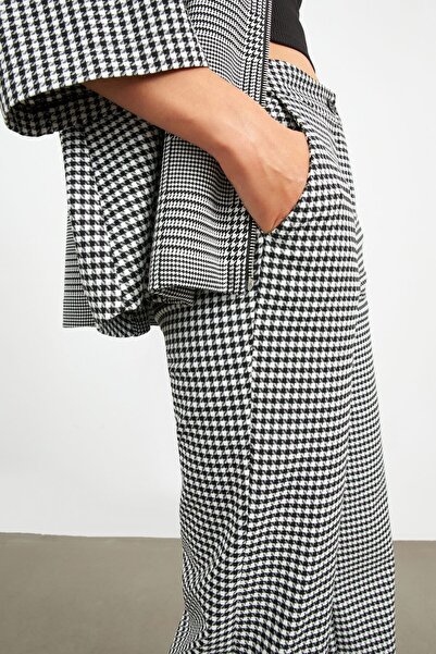 STELLA PULVIS Siyah Kaz Ayağı Boru Paça Pantolon