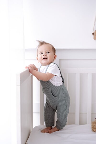 Lilabio 100% βαμβακερό Salopet Σκούρο Πράσινο