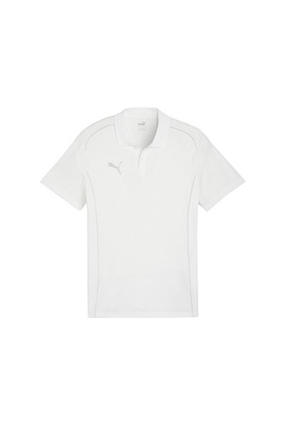 Puma Λευκό ανδρικό μπλουζάκι πόλο - Teamfinal Casuals, 65853504