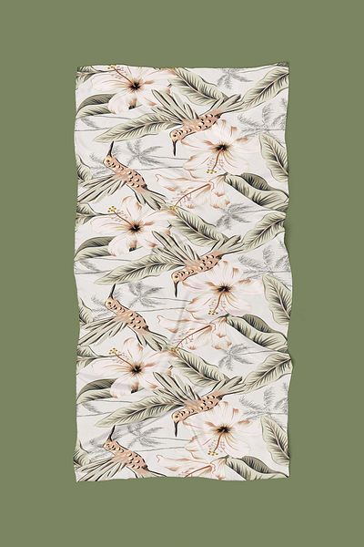 Pilloveland Hibiscus Long Chiffon Pareo - Φόρεμα παραλίας, κοντό και μακρύ με εναλλακτική - 100*150 cm