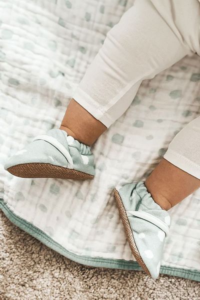 Lilabio Cotton Non-Slip Sole Baby Booties